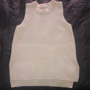 J. Crew Cream Sleeveless Sweater